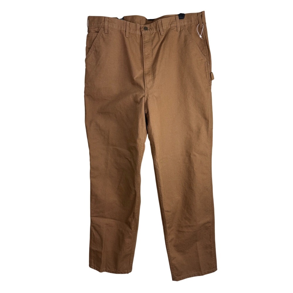 Carhartt B11 Loose Fit Washed Duck Carpenter Utility Work Pants Brown NWT‎ 44x36